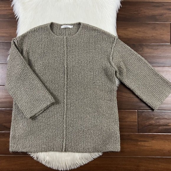 Moussy Women's‎ Size Free / One Size Tan Tunic Top Sweater Jumper Long Sleeve - Picture 1 of 9